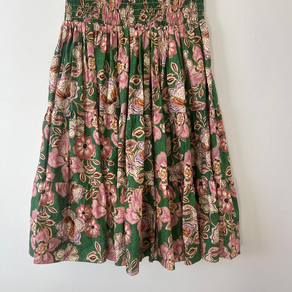 Misa Los Angeles Lola Convertible Smocked Midi Dress Maxi Skirt Womens Small - Picture 7 of 15